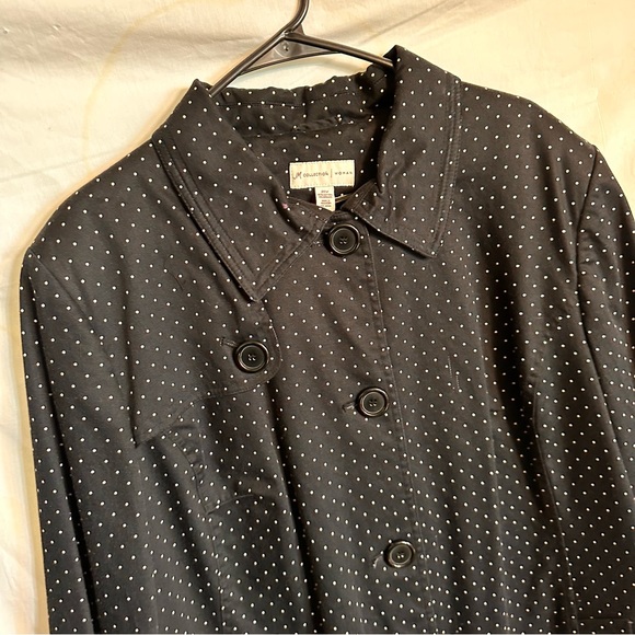 JM Collection Woman Polka Dot Jacket - Picture 3 of 11